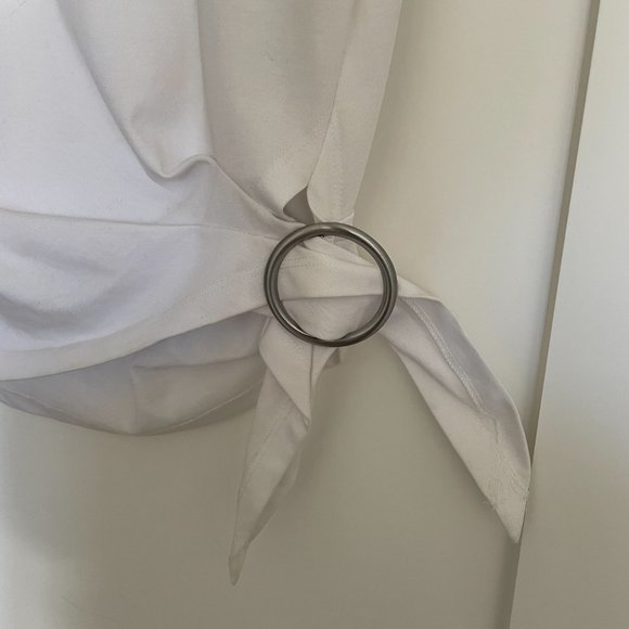 White Phillip Lim Oversized Side-Knot Tee - Picture 2 of 4